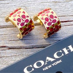 New Coach earrings